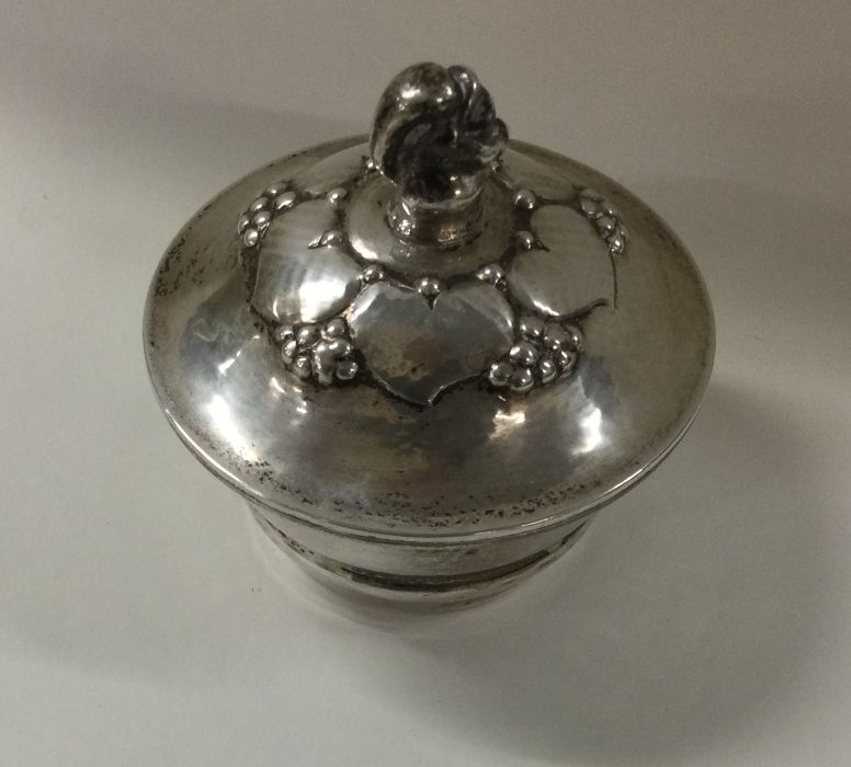 A Danish silver lidded bowl and cover in the Georg - Image 2 of 2