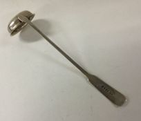 An unusual Georgian silver toddy ladle. 1925. By T