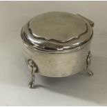 A silver jewellery box. Birmingham 1946. By Napper