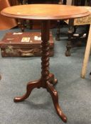 A good Victorian mahogany pedestal table.