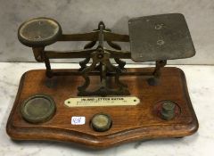 Old postal scales.