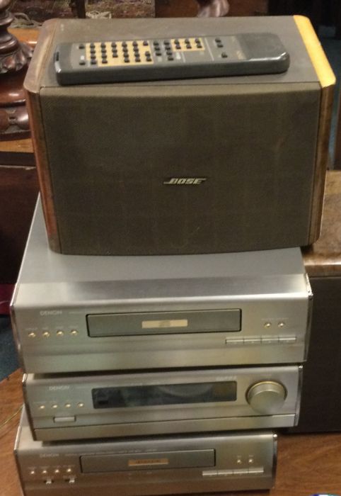A Bose music system.