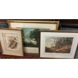A quantity of framed and glazed various pictures.