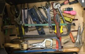 A box containing various tools.