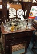 An old pitch pine dressing chest.