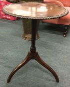 A good Victorian mahogany pedestal table.