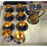 An attractive Carltonware coffee service decorated
