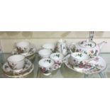 An attractive Royal Doulton tea service.