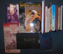 MOTOR CYCLES: A collection of approx. 20 books etc.