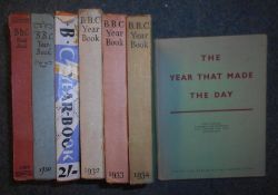 BBC YEARBOOKS 1928, 1930-34, plus 1 other relating to BBC (7)