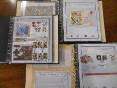 STAMPS 3 albums of signed covers, mostly military related incl. Falklands War signed by Margaret