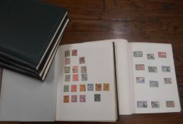 STAMPS 5 S.G. Senator albums British Commonwealth Q.V. to mostly modern