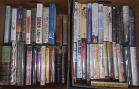 MODERN FIRST EDITIONS / NOVELS 2 boxes books in