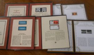 STAMPS Westminster presentation wallets with certificate of authenticity, 1976 Social Reformers 8