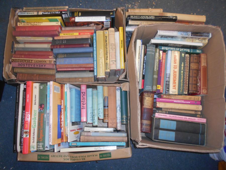 VARIOUS BOOKS 3 boxes