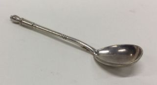 WITHDRAWN: A Russian silver spoon. Approx. 29 grams. Est. £25