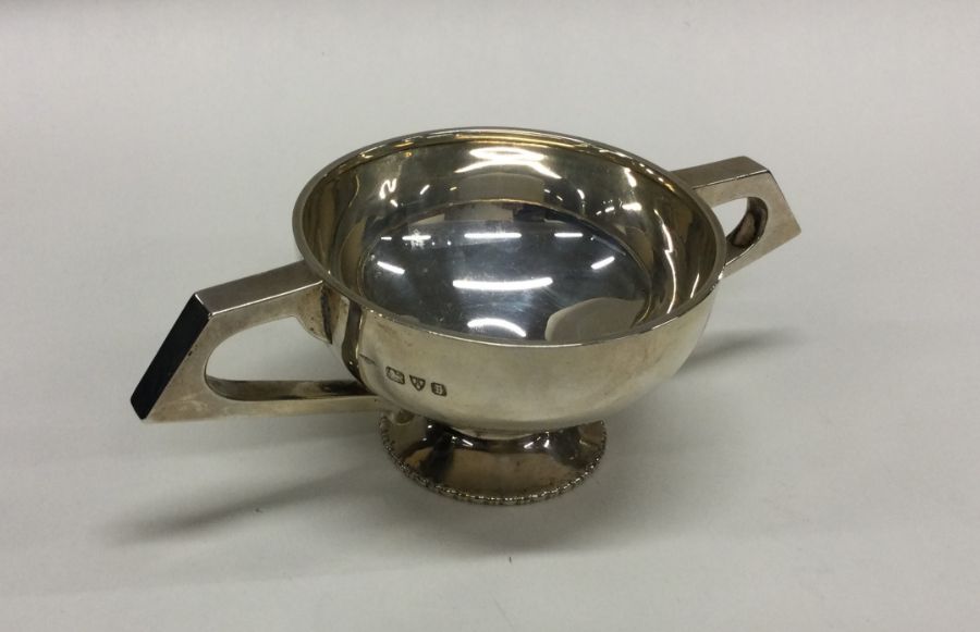 CHESTER: A silver two handled cup. Approx. 96 gram