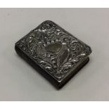 CHESTER: A silver mounted prayer book with chased