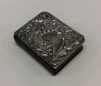 CHESTER: A silver mounted prayer book with chased