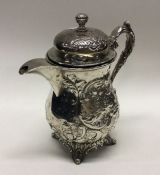 An American silver jug. New York circa 1880. Appro