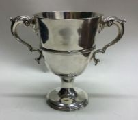 DUBLIN: A good Georgian Irish silver trophy cup wi