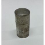 An unusual Chinese silver incense box. Approx. 37