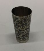 WITHDRAWN: A Russian Niello and silver beaker. Approx. 21 gra