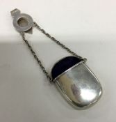 CHESTER: A silver purse with a clip. 1903. By CS&F