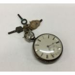 CHESTER: A silver clock. Approx. 124 grams. Est. £