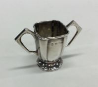 A silver two-handled cup. Birmingham 1908. By Will