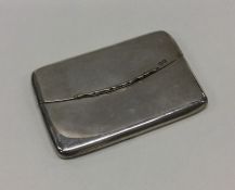 CHESTER: A silver card case. 1924. Approx. 45 gram