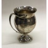 A silver Art Nouveau water jug. By Charles Edwards