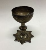 A rare mid-18th Century silver cup, possibly Norwe