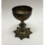 A rare mid-18th Century silver cup, possibly Norwe
