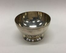 A silver bowl. Birmingham 1932. Approx. 117 grams.