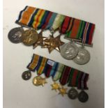 A set of war medals presented to 'Lz 1393 H H Fish