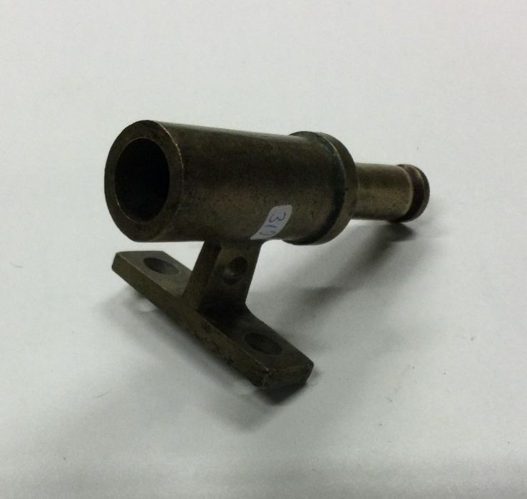 An old brass blank firing alarm gun. Est. £10 - £2 - Image 2 of 2