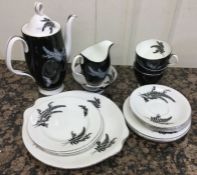 A Royal Albert 'Night and Day' pattern tea / coffe