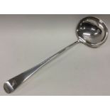 EXETER: A large crested silver ladle. 1911. By William Williamson. Approx. 162 grams. Est. £150 - £