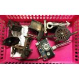 A box containing miniature cameras etc. Est. £20 -