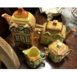 An old Devon Pottery 'Cottage' tea set. Est. £10 -