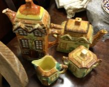 An old Devon Pottery 'Cottage' tea set. Est. £10 -