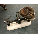 A good set of of Avery scales and weights. Est. £2