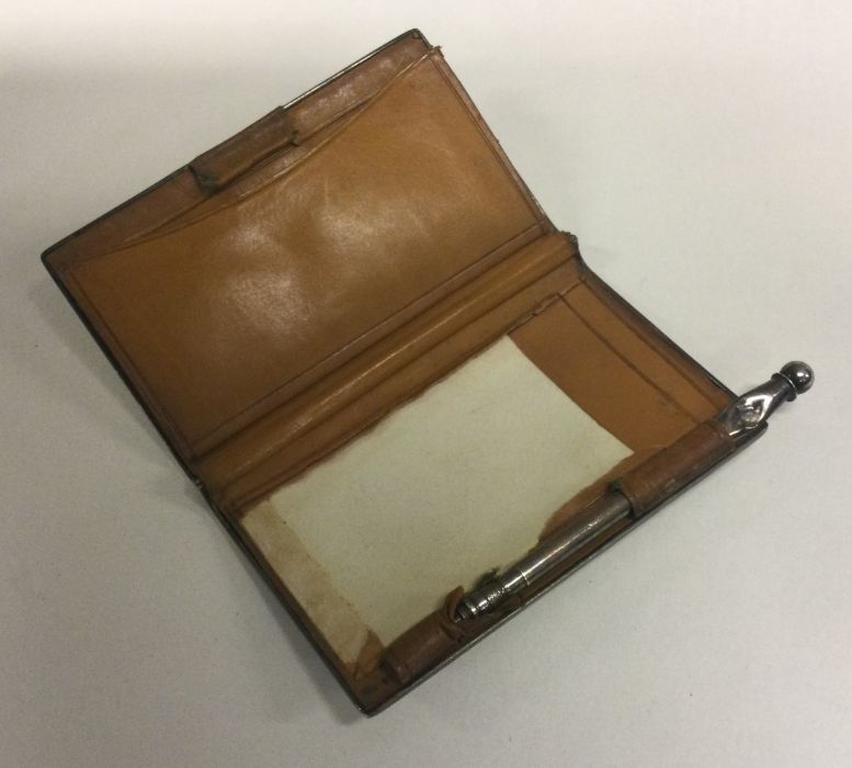 CHESTER: An engraved silver card case. 1906. By Walker and Hall. Approx. 55 grams. Est. £80 - £120. - Image 2 of 2