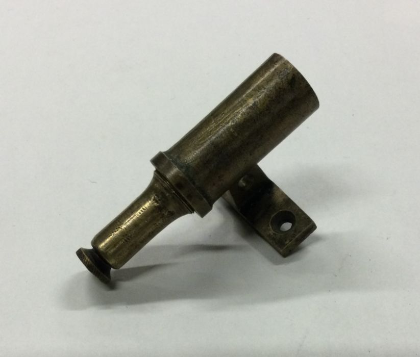 An old brass blank firing alarm gun. Est. £10 - £2