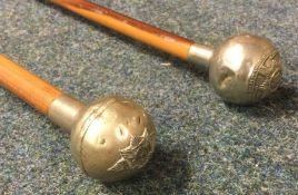 Two swagger sticks. Est. £20 - £30.