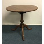 A Victorian mahogany occasional table with birdcag