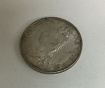 An 1892 silver Crown. (Coin). Est. £10 - £20.