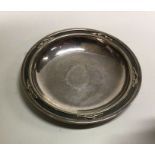GEORG JENSEN: A Danish silver dish of typical form. Marked to base. Approx. 47 grams. Est. £80 - £
