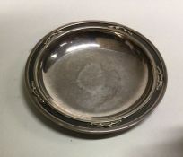 GEORG JENSEN: A Danish silver dish of typical form. Marked to base. Approx. 47 grams. Est. £80 - £
